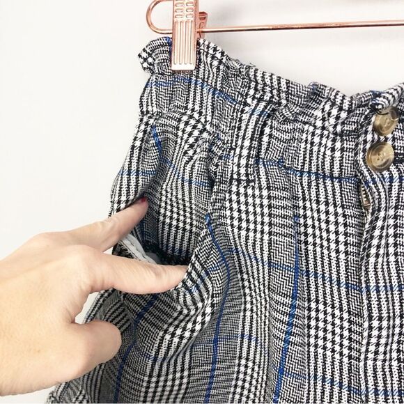 AMERICAN EAGLE | Plaid Paperbag High Waisted Shorts Mom Style Women’s Size 6 - Picture 5 of 8